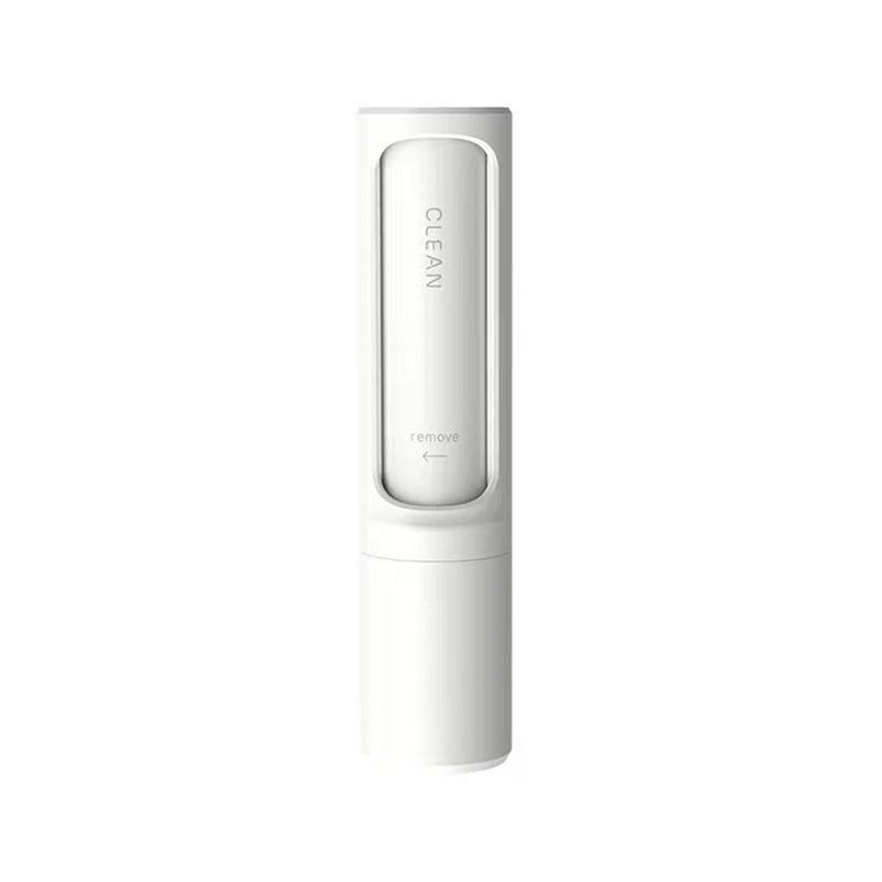White reusable pet-hair remover brush
